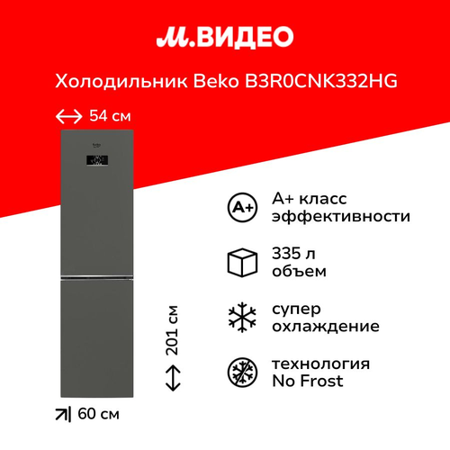 Холодильник Beko B3R0CNK332HG 43596₽