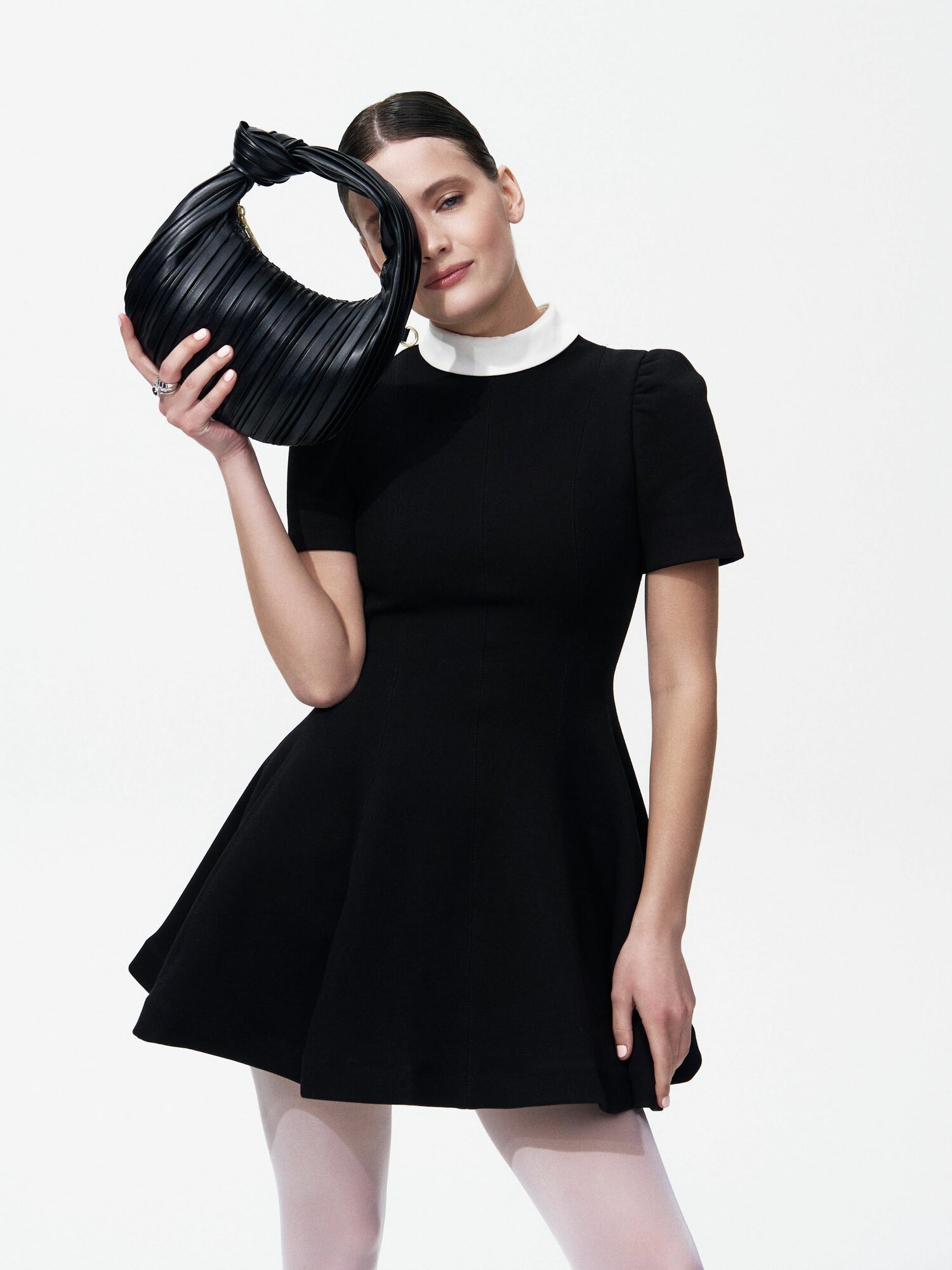 Сумка багет kari, черный графит — фото 1