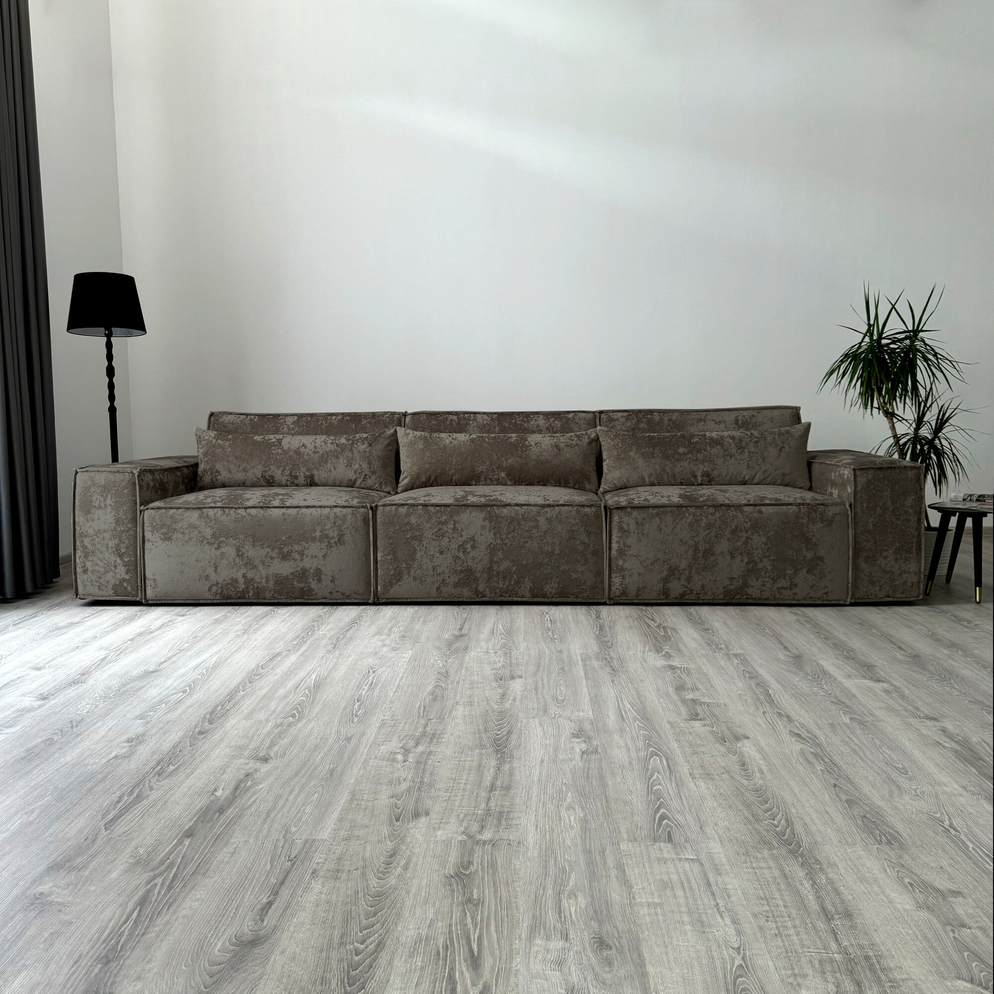 Диван-кровать Redsofa Пикассо 360 см кипарисовый Оcean. Раскладной прямой диван со съемными чехлами, для дома и офиса (Мебельный гарнитур бытового назначения) — фото 1