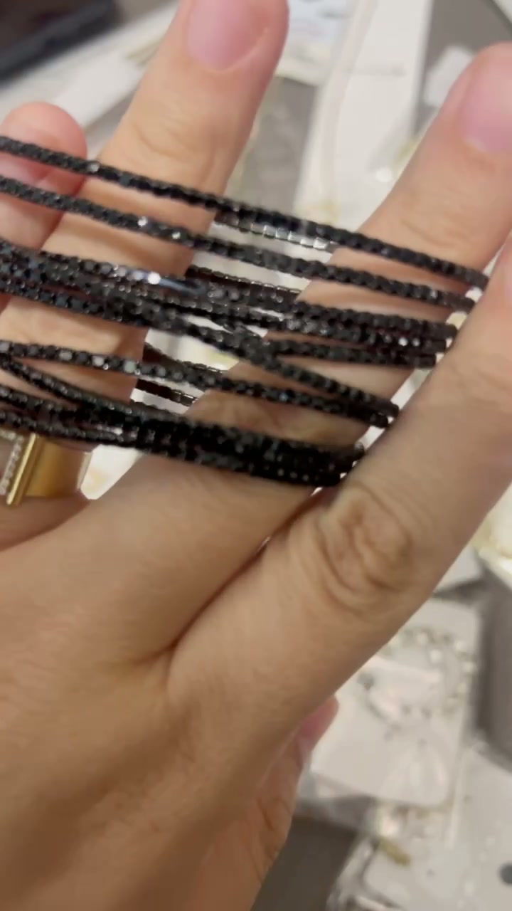 Браслет-цепочка, черная — фото 1