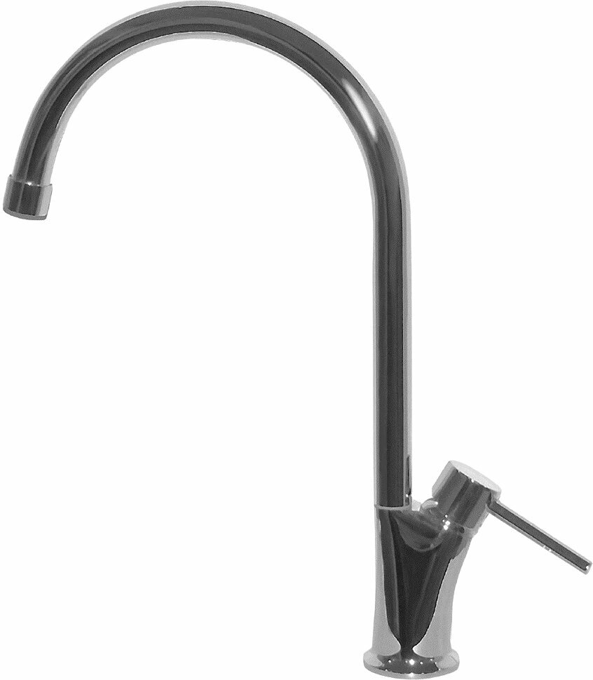 Смеситель для кухни Paini Monterosa MOCR550 однорычажный  латунный  хром  с поворотным изливом  итальянский