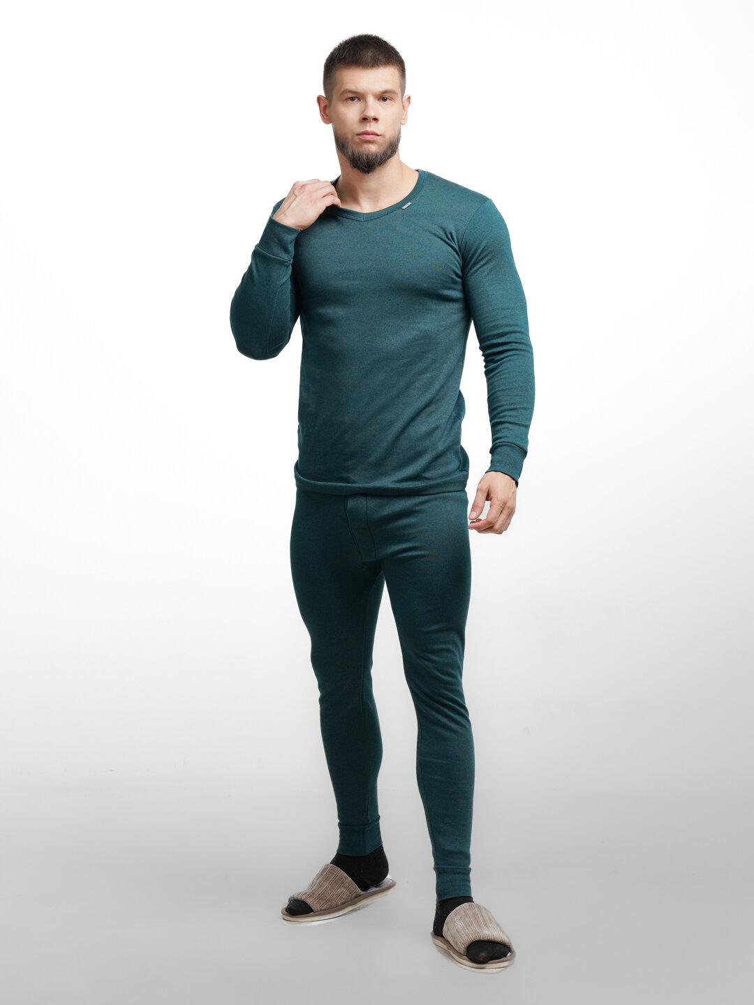 Комплект термобелья Saffire L - 4XL, размер XL, green — фото 1