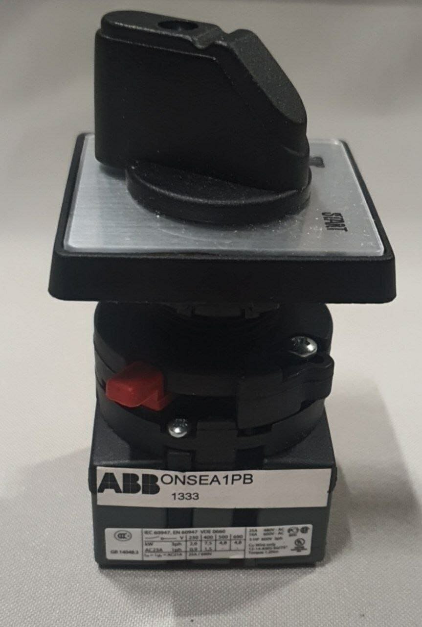 Переключатель ONSEA1PB 2-х поз.(Stop-Start) одноуровн.25 А ABB 1SCA022605R8610