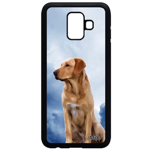 фото Чехол на мобильный galaxy a6 2018, "лабрадор" животное поводырь utaupia