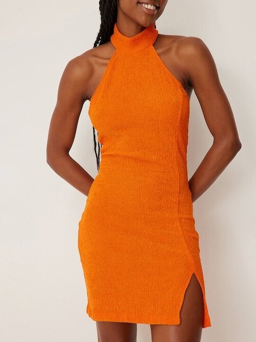 Платье NA-KD, размер M, оранжевый