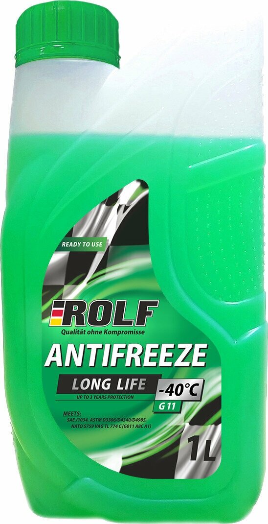 Антифриз ROLF Antifreeze G11 Green 1л