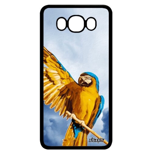фото Чехол для galaxy j7 2016, "попугай" попугайчики кеша utaupia