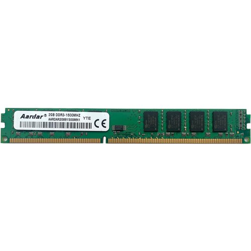 Оперативная память Aardar 2GB DDR3 1600Mhz AARDAR20881500MN1 память оперативная ddr3 amd 2gb 1600mhz r532g1601u1s ugo