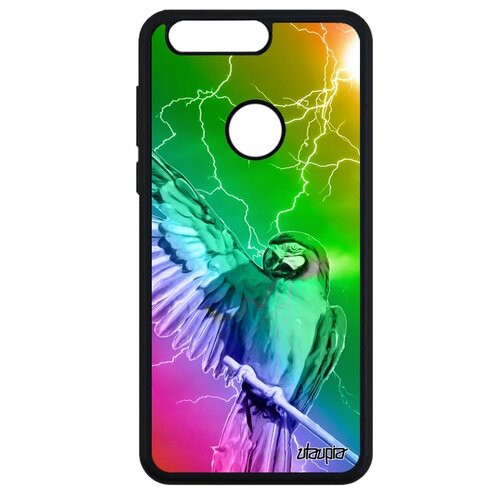 фото Чехол на смартфон honor 8, "попугай" жако тропики utaupia