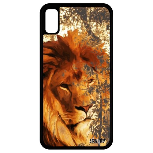 фото Чехол на мобильный apple iphone xr, "лев" африка хозяин utaupia