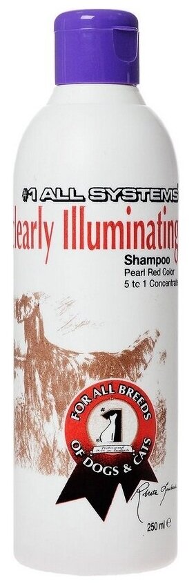 Шампунь -шампунь #1 All Systems Clearly Illuminating Shampoo суперочищающий шампунь для блеска для кошек и собак , 250 мл