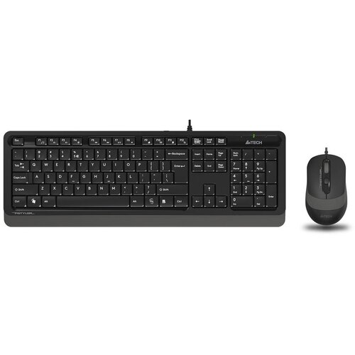 клавиатура мышь a4tech fstyler f1010 black grey Клавиатура + мышь A4Tech Fstyler F1010, черный/серый