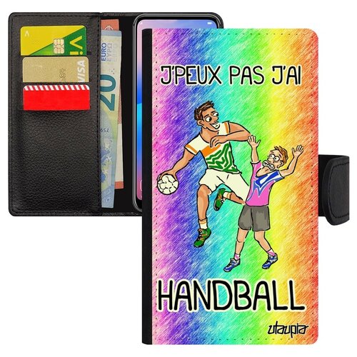 фото Чехол-книжка на телефон samsung galaxy s10e, "не могу - у меня гандбол!" хэндбол шутка utaupia