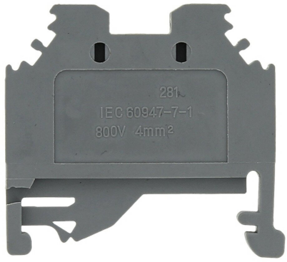 plc-jxb-s-4 g Колодка клеммная самозажимная JXB-S-4 32А серая PROxima EKF - фото №3