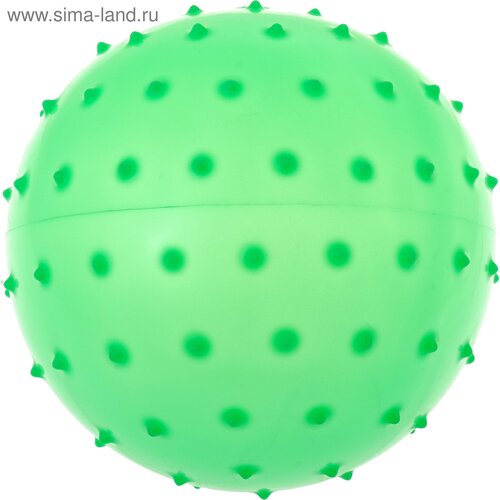 Мячик массажный, матовый пластизоль, d 12 см, 24 г, микс