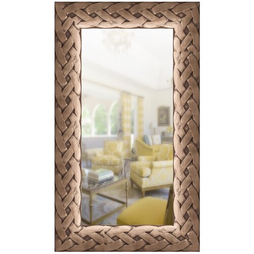 фото Зеркало в широкой раме 40 x 70 см, модель p075011 аурита