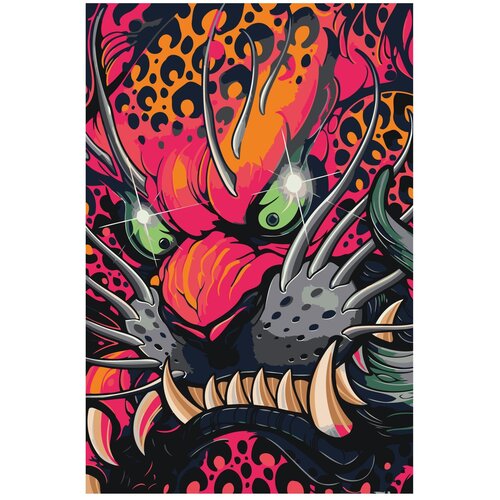 фото Картина по номерам, 100 x 150, fu41, "живопись по номерам", набор для раскрашивания, раскраска