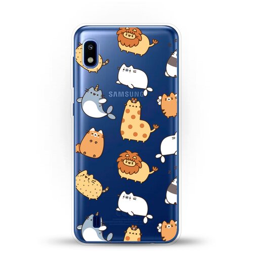 фото Силиконовый чехол котики на samsung galaxy a10 andy & paul