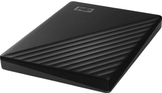 Внешний жесткий диск Western Digital WD My Passport, 1 ТБ, USB 3.2 Gen 1 (WDBYVG0010BBK-WESN) черный — фото 1
