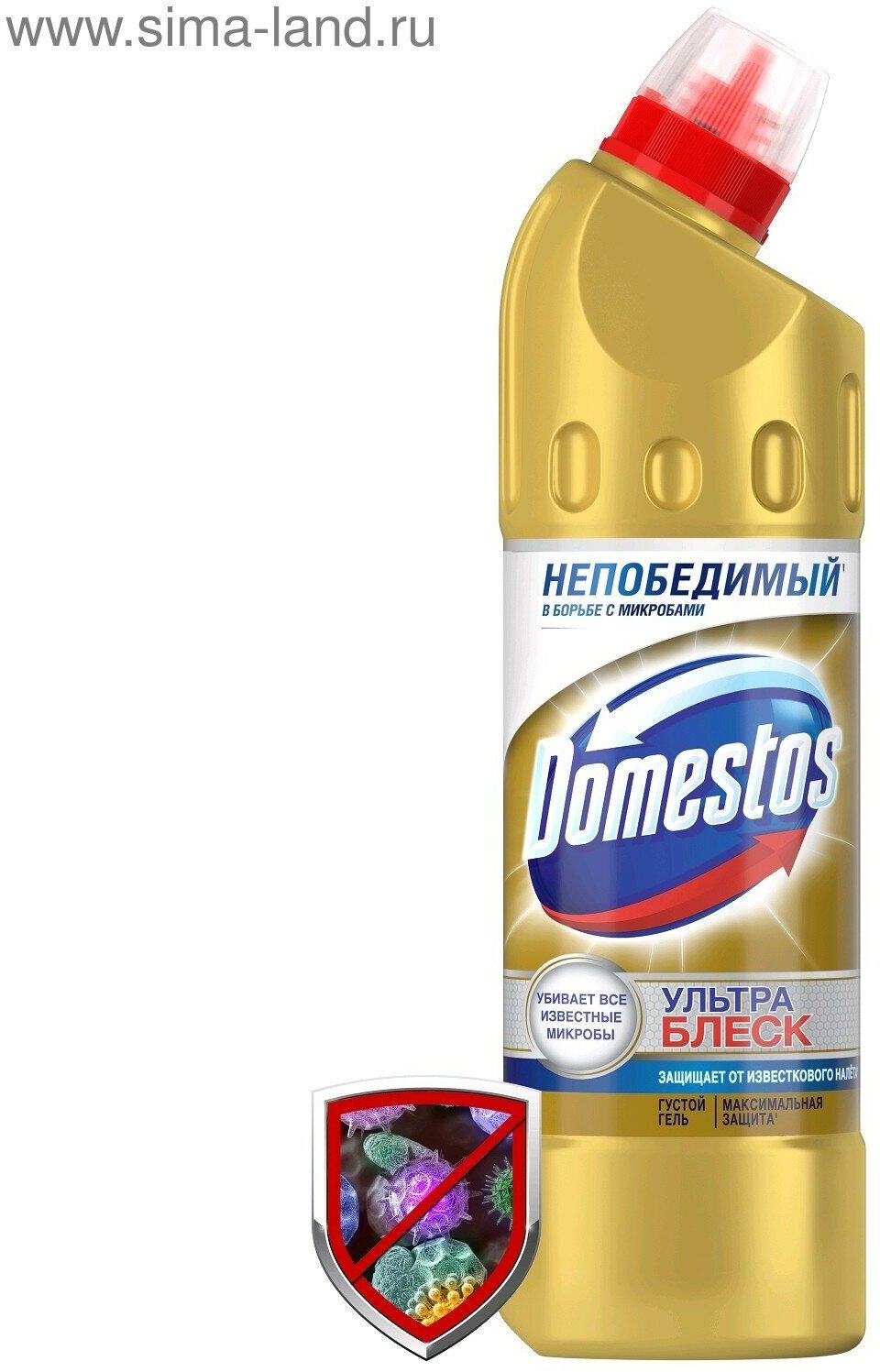 Domestos гель универсальный Ультра Блеск 0.5 л - фотография № 5