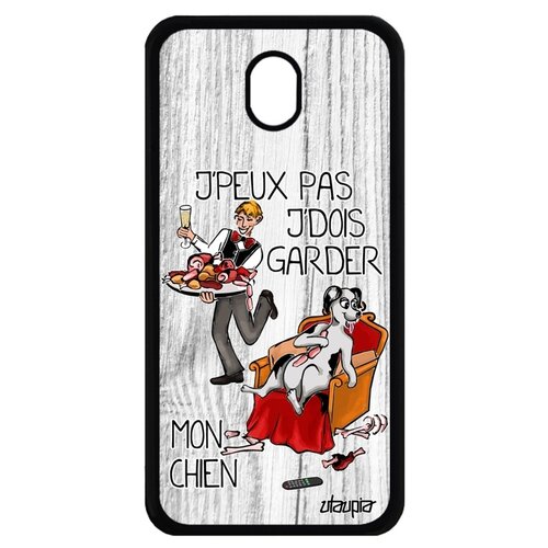 фото Чехол для мобильного galaxy j7 2017, "не могу - у меня собака!" карикатура пародия utaupia