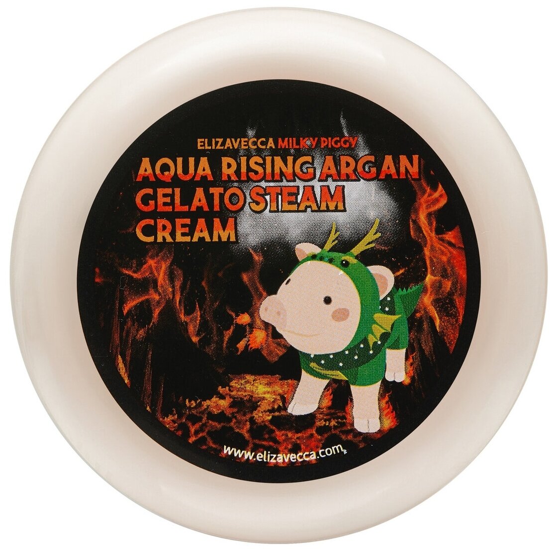 Elizavecca milky piggy aqua rising argan gelato steam cream фото 46