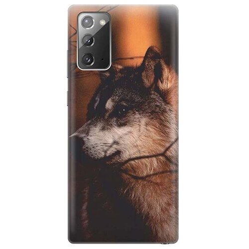 Чехол - накладка ArtColor для Samsung Galaxy Note 20 с принтом Красивый волк чехол накладка artcolor для samsung galaxy s21 ultra с принтом красивый волк