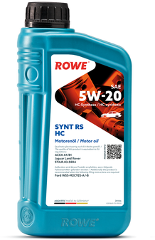 Синтетическое моторное масло ROWE Hightec Synt RS HC SAE 5W-20, 1 л
