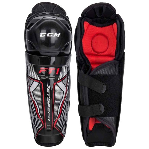 фото Защита колена ccm jetspeed ft1 shin guard sr, р. senior (15 дюйм.), black