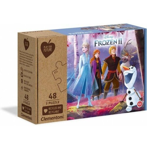 Пазл Clementoni 3X48 Disney Frozen. Холодное сердце 2, арт.25255