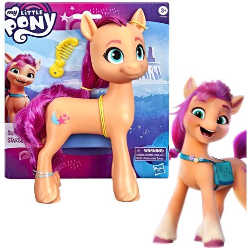 My Little Pony Игрушка Фильм Мега Велью с аксессуаром Санни 18 см F1775/F1588 наклейки my little pony новое поколение 21х13 5 см фиолетовый 27 шт