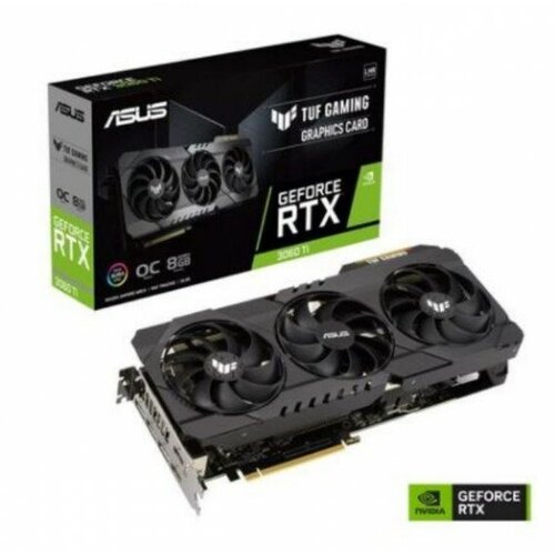 Видеокарта Asus TUF-RTX3060TI-O8GD6X-GAMING /RTX3060TI, HDMI*2, DP*3,8G, D6X (90YV0IL0-M0NA00) (5) (963882)