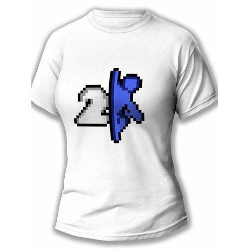 фото Футболка размер xs, белый будь на стиле