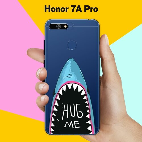 Силиконовый чехол Акула на Honor 7A Pro