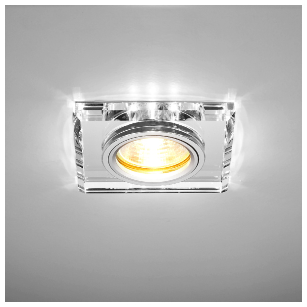 Светильник тонкий стеклянный, прозрачный Bohemia LED 51 8 70 MR16+LED