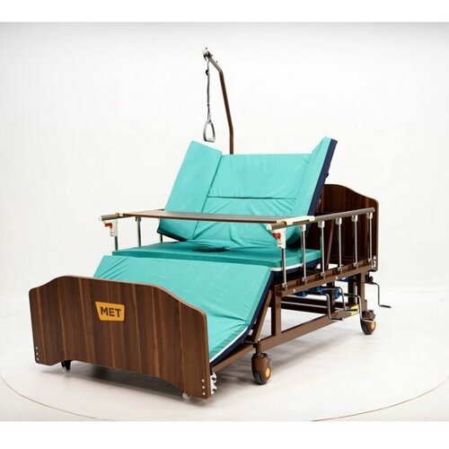 Кровать для лежачих больных MET REMEKS XL 120 см, механическая, с переворотом, с туалетом, с матрасом
