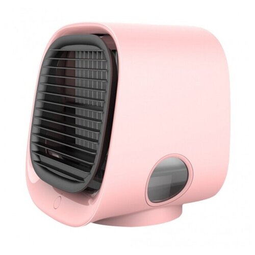 Мини кондиционер /портативный кондиционер с подсветкой /охладитель воздуха Air Cooler/увлажнитель/ розовый VITtovar