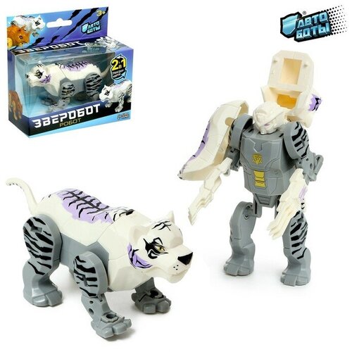 Робот «Белый тигр», трансформируется белый