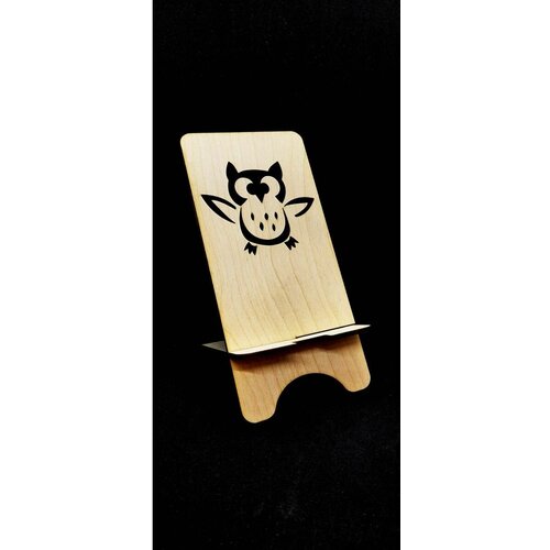 Подставка под телефон из дерева drevorub 