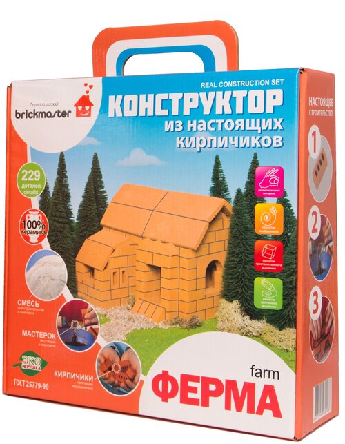 Конструктор Brickmaster 207 Ферма, 229 дет.