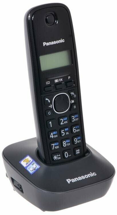 Телефон DECT Panasonic KX-TG1611RUH АОН, Caller ID 50, 12 мелодий