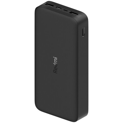 фото Аккумулятор xiaomi redmi power bank fast charge 20000 mah, черный