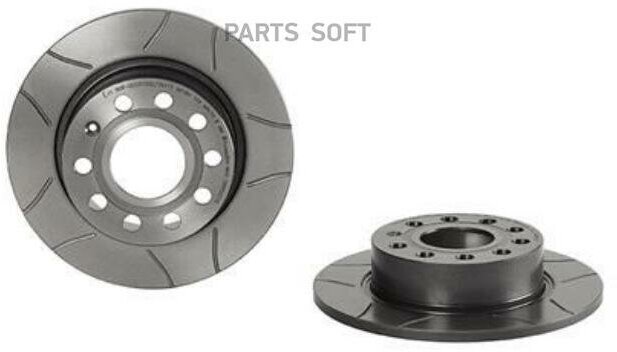 BREMBO 08.9502.75 Диск тормозной Max | зад | 2шт