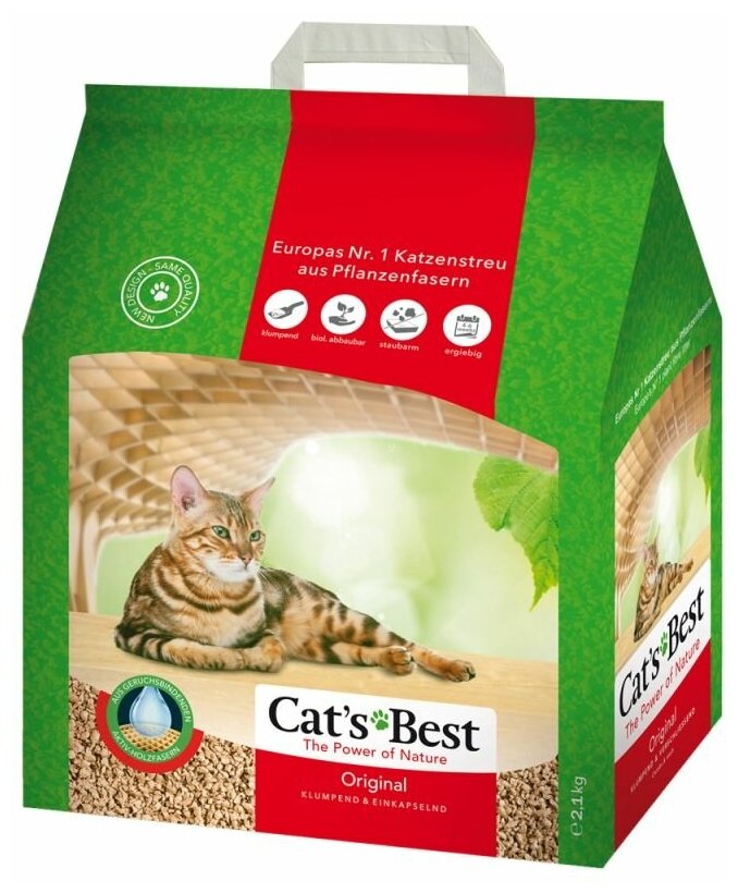 Cat`s Best Наполнитель Cat's Best Original 5 л