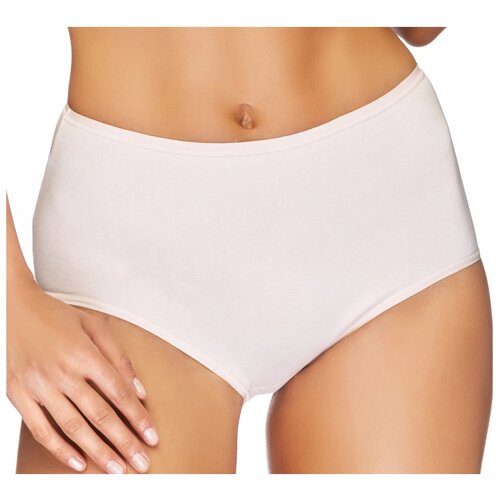 фото Lauma трусы слипы simple cotton высокой посадки, размер 38, серебристый пион