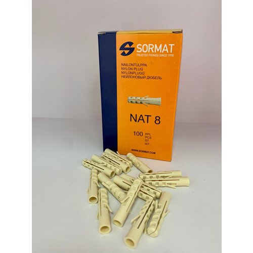 Дюбель распорный Sormat NAT 8 8x40 мм (100шт)