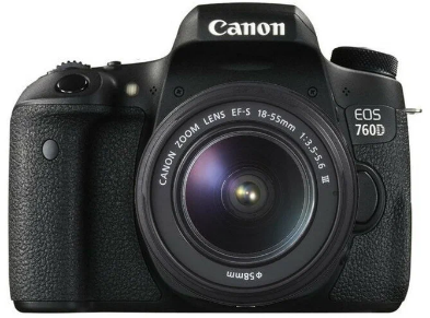 Фотоаппарат Canon EOS 760D Kit EF-S 18-55mm f/3.5-5.6 III, черный