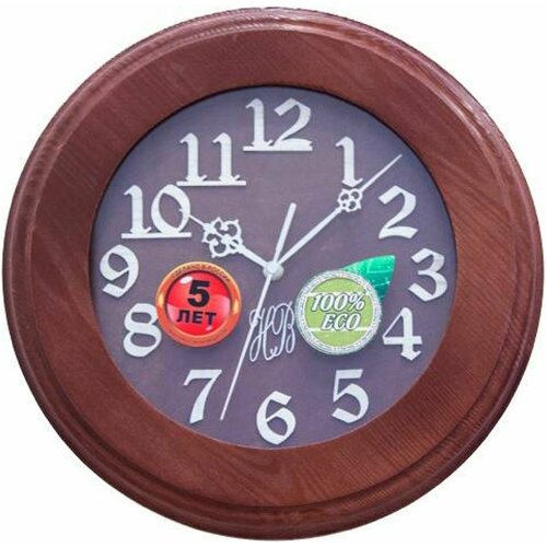 Фабрика времени D30-500 настенные кварцевые часы с арабскими индексами