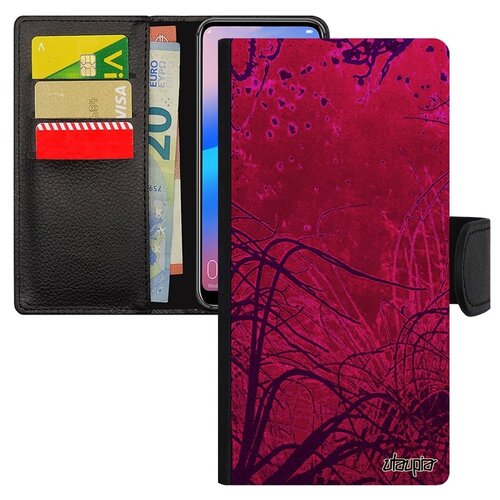 фото Чехол книжка на смартфон samsung galaxy a10, "травы" море водоросли utaupia