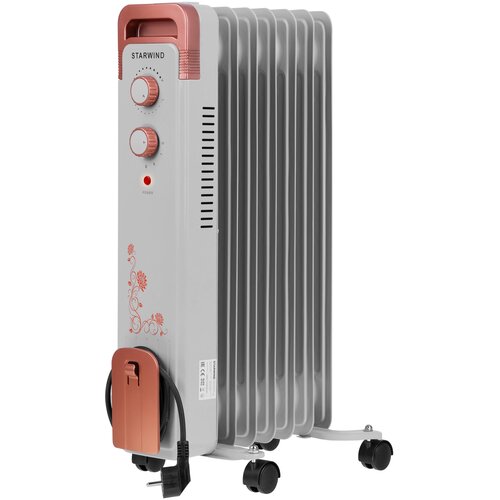 Радиатор масляный Starwind SHV6710 1500Вт серый 528000₽